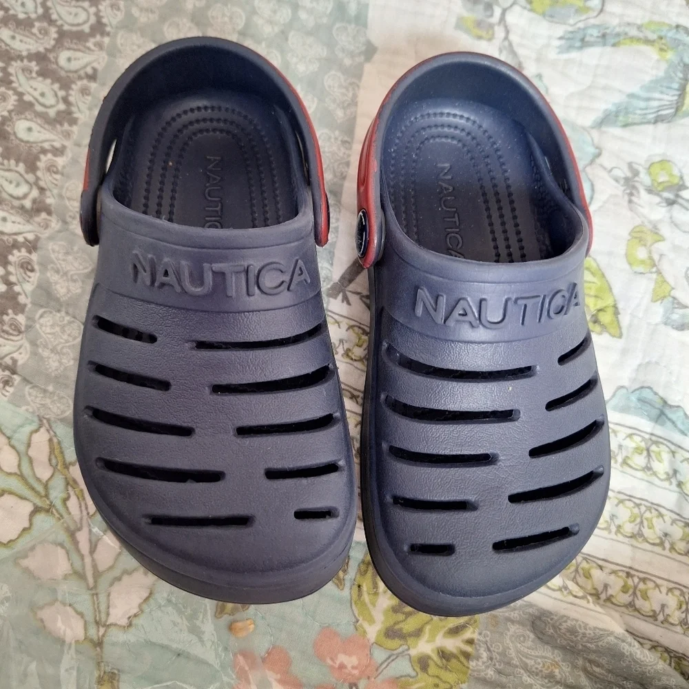 Nautica Blue Water Shoes Breathable Slip-On Design